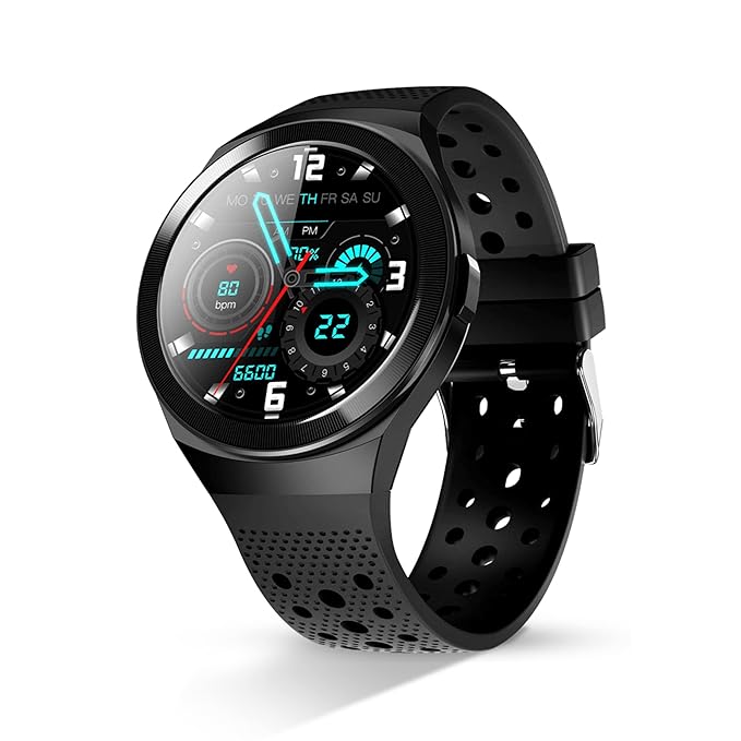 GIZMORE Gizfit 910 Full Smart Watch with in-Built Speaker Bluetooth Calling & Music, Bold Metallic Body/SpO2 and Heart Rate Monitoring, Unlimited Faces Long Battery Life & Multiple Sports Mode- Red GIZMORE Gizfit 910 Full Smart Watch with in-Built Speaker Bluetooth Calling & Music, Bold Metallic Body/SpO2 and Heart Rate Monitoring, Unlimited Faces Long Battery Life & Multiple Sports Mode- Red